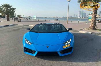 Lamborghini Huracan spyder Rental Dubai - luxury cars rental dubai - Cars Spot Rental Dubai